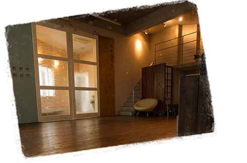 ゆったりした場所、時間の中で