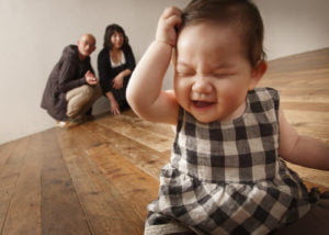 1歳誕生記念家族写真