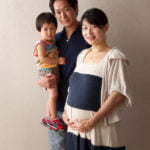 マタニティフォト家族3人