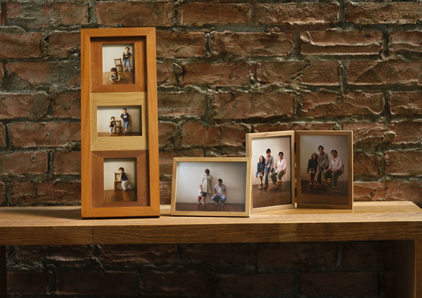 飾られたフォトフレーム