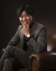 男性成人記念ポートレイト