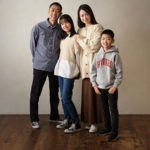 4人家族写真