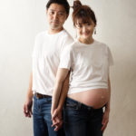 リンクコーデでマタニティフォト