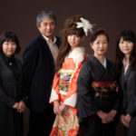 成人記念5人家族写真