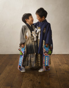 3歳・5歳男の子七五三兄弟写真