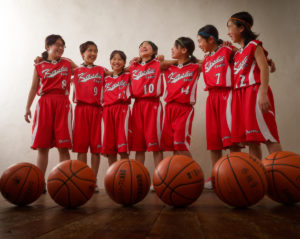 ミニバス卒部記念7人