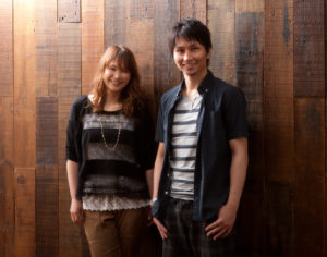 カップル記念写真