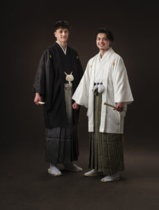 兄弟で羽織袴