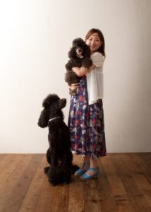 犬２匹とスアtジオ撮影