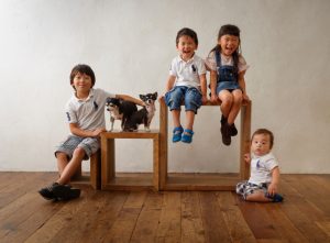 ペットと兄弟4人