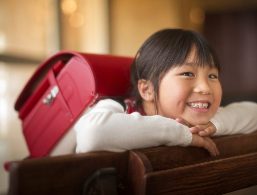 女の子ランドセル写真