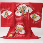 お宮参り女の子着物赤