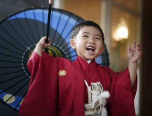 七五三写真3歳男の子