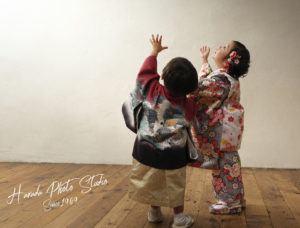 七五三姉弟写真